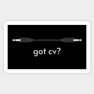 Got CV? Sticker